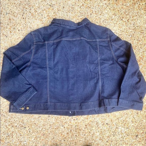 NWOT Woman Within Dark Wash Plus Size Jeans 38 W - Picture 9 of 11